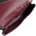 迪奥 Lady Dior 系列藤格纹漆皮手提包